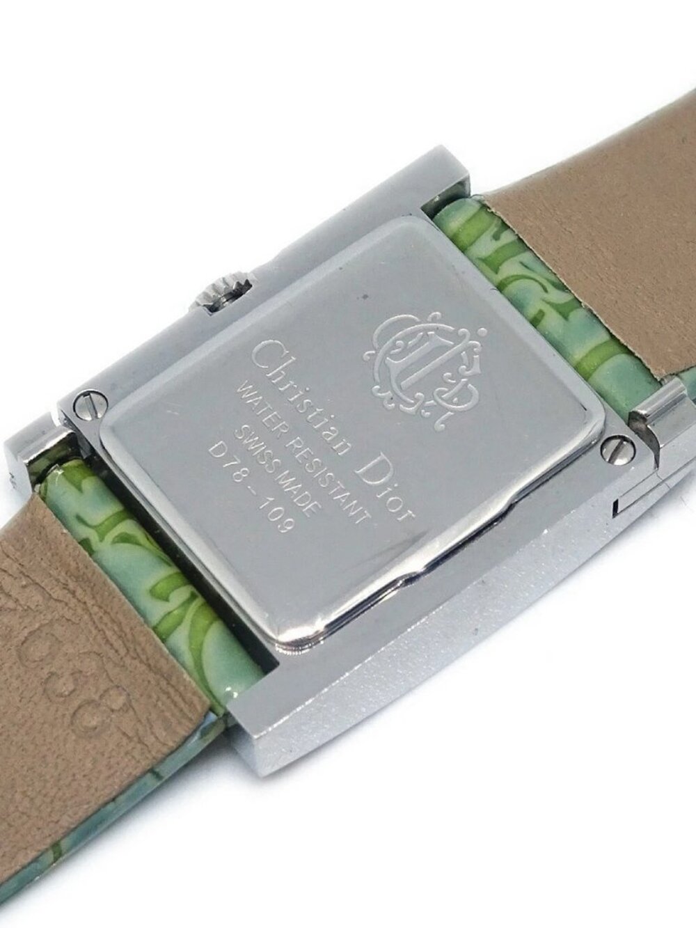 Christian Dior D78-109 Quartz Watch Green 171803 - Picture 7 of 7